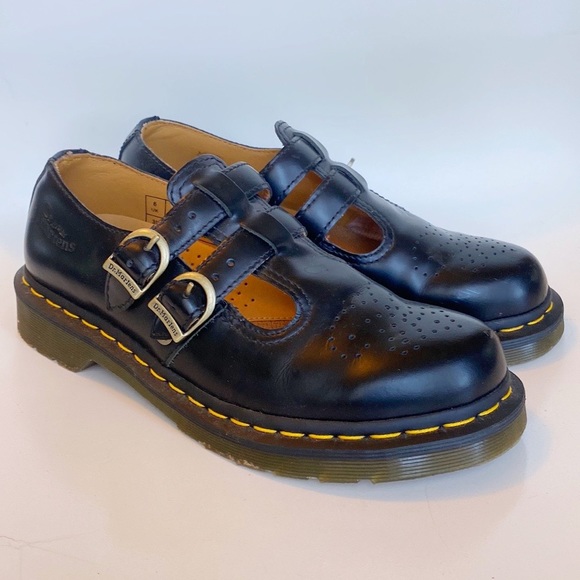 Dr. Martens Shoes - Dr. Martens Mary Jane Leather Shoes